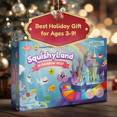 The Fidget Game SquishyLand Mochi squishies collection offers tactile focus during learning.