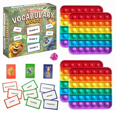 The Fidget Game vocabulary words cards set for immersive word learning and daily reading practice.