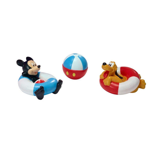 The First Years Mickey Mouse squirties bath toy for playful tub time.