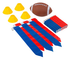 The Football Shop flag flags with durable cross-weave design for long-lasting play.