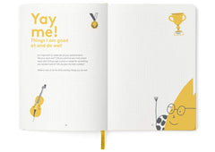 The HappyMe Journal mindfulness worksheets help kids stay present during activities.