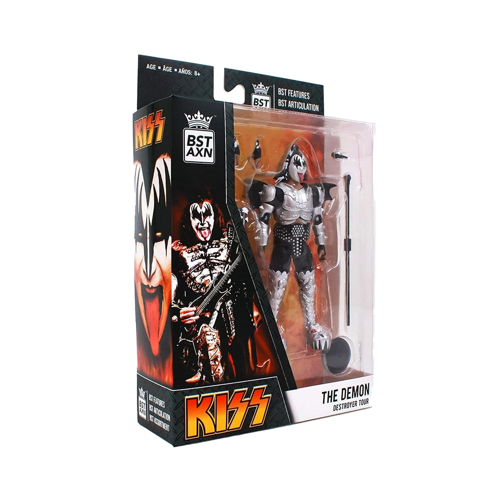 Kiss The Demon action figure in dynamic poseable stance for shelf display.