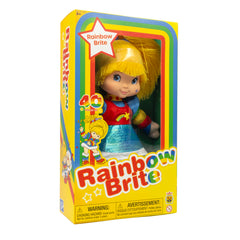 The Loyal Subjects Rainbow Brite yellow window gift box, ideal for gift-giving and display.