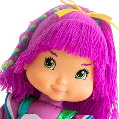 The Loyal Subjects Rainbow Brite Stormy doll outfit shows bright colors for fashion-friendly pretend play.