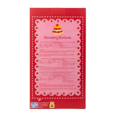 The Loyal Subjects Strawberry Shortcake wearing gold shoes with heart accents for collectible charm.
