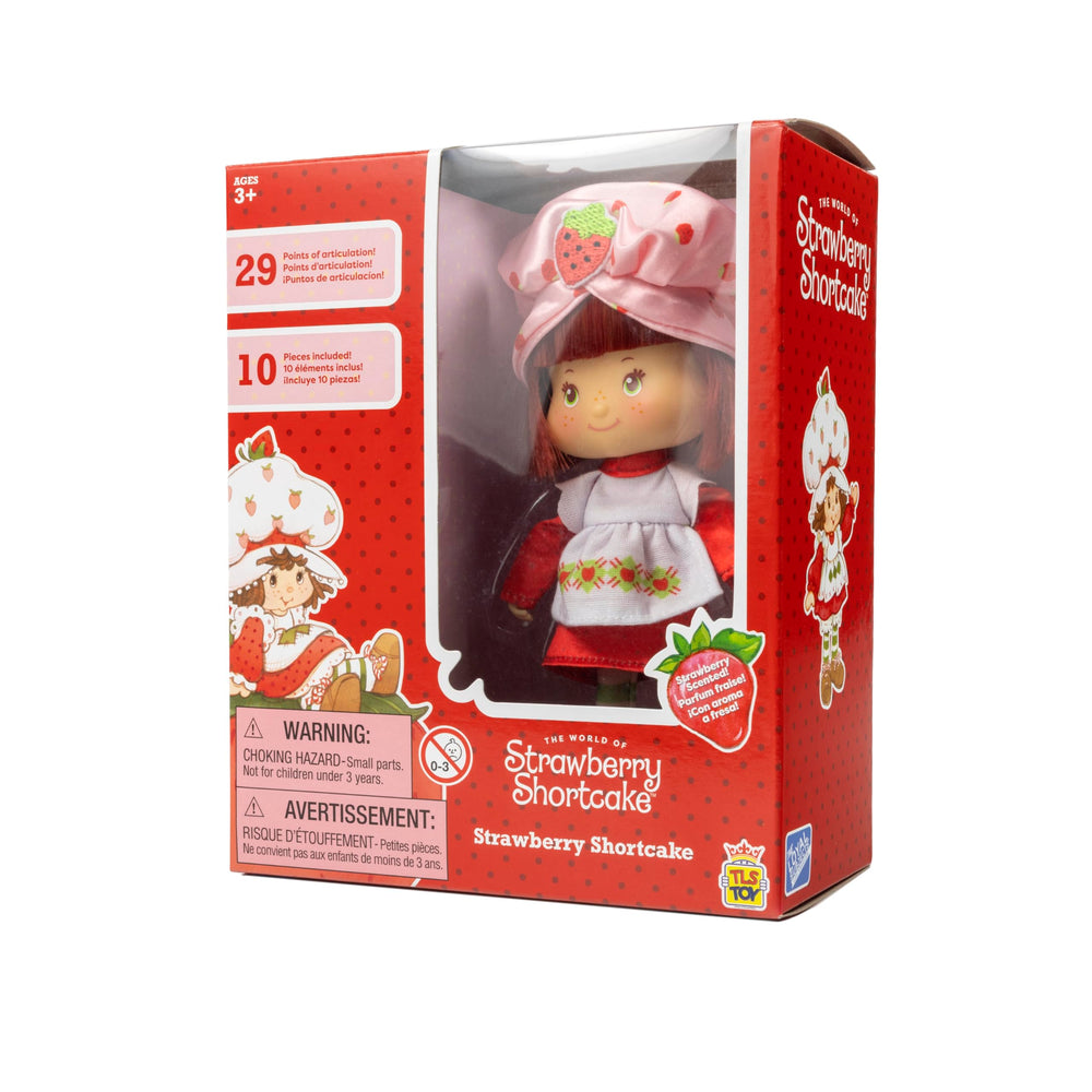 Red window gift box keeps the doll collectible and gift-ready.