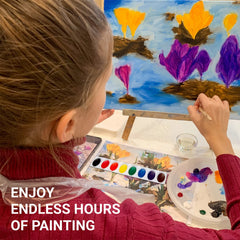 The Mega Deals color palette and brushes for a complete starter kit