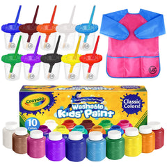 The Mega Deals kids painting set colors display vibrant pigments for imaginative art sessions.
