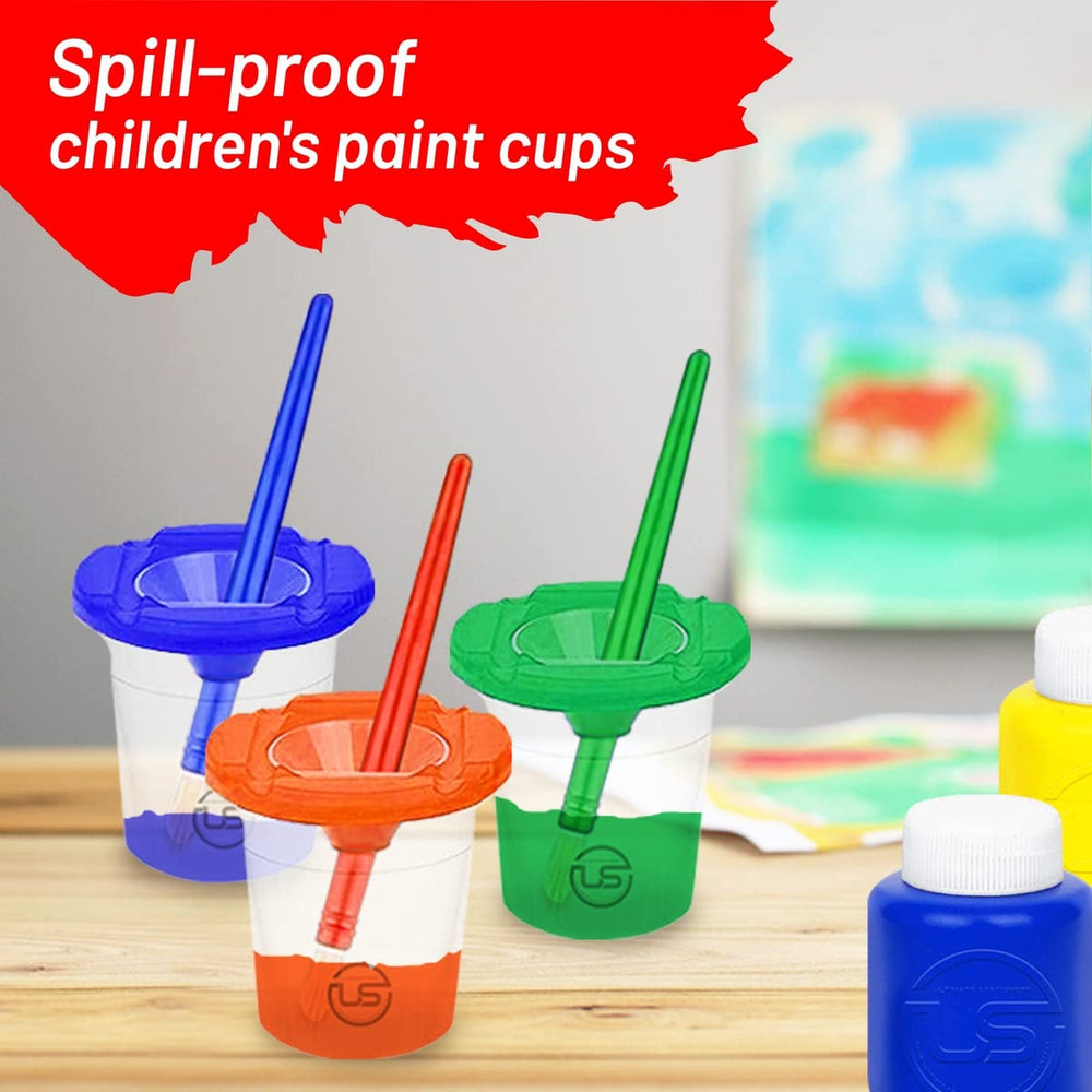 The Mega Deals non-toxic washable tempera paints are water-based and easy to clean.