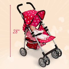 The New York Doll Collection 28-inch stroller canopy, sun shield for outings