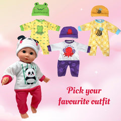 The New York Doll Collection pacifier bottle and accessories for nurturing play