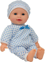 The New York Doll Collection pacifier included supports soothing play sessions.