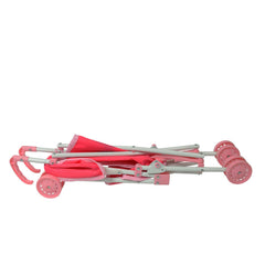 Sturdy double wheels on all legs provide stable push for The New York Doll Collection stroller