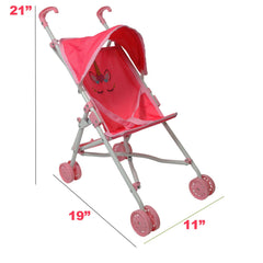 Foldable frame doll stroller from The New York Doll Collection for easy storage