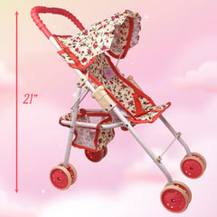 The New York Doll Collection Foldable frame for quick setup and easy storage