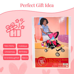 The New York Doll Collection large storage basket keeps doll accessories organized