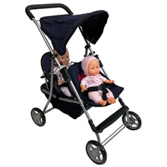 Anti-slip handle and design features on The New York Doll Collection stroller