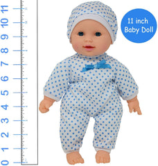 The New York Doll Collection washable baby doll easy to clean after little adventures.