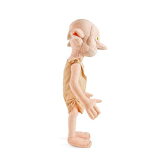 The Noble Collection Dobby plush rear view showing careful stitching.
