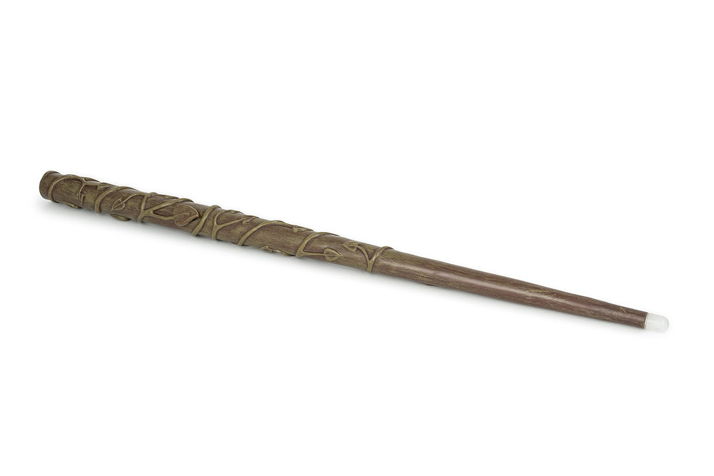 The Noble Collection Hermione Granger Illuminating Wand in wave-activated mode for easy magical ambiance