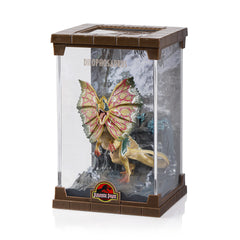 The Noble Collection Dilophosaurus diorama with highly-detailed sculpt for shelf display.