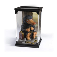 The Noble Collection Niffler for shelf display and gifting.