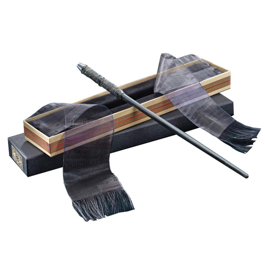 The Noble Collection Snape wand in Ollivander's box, ideal for display and cosplay.