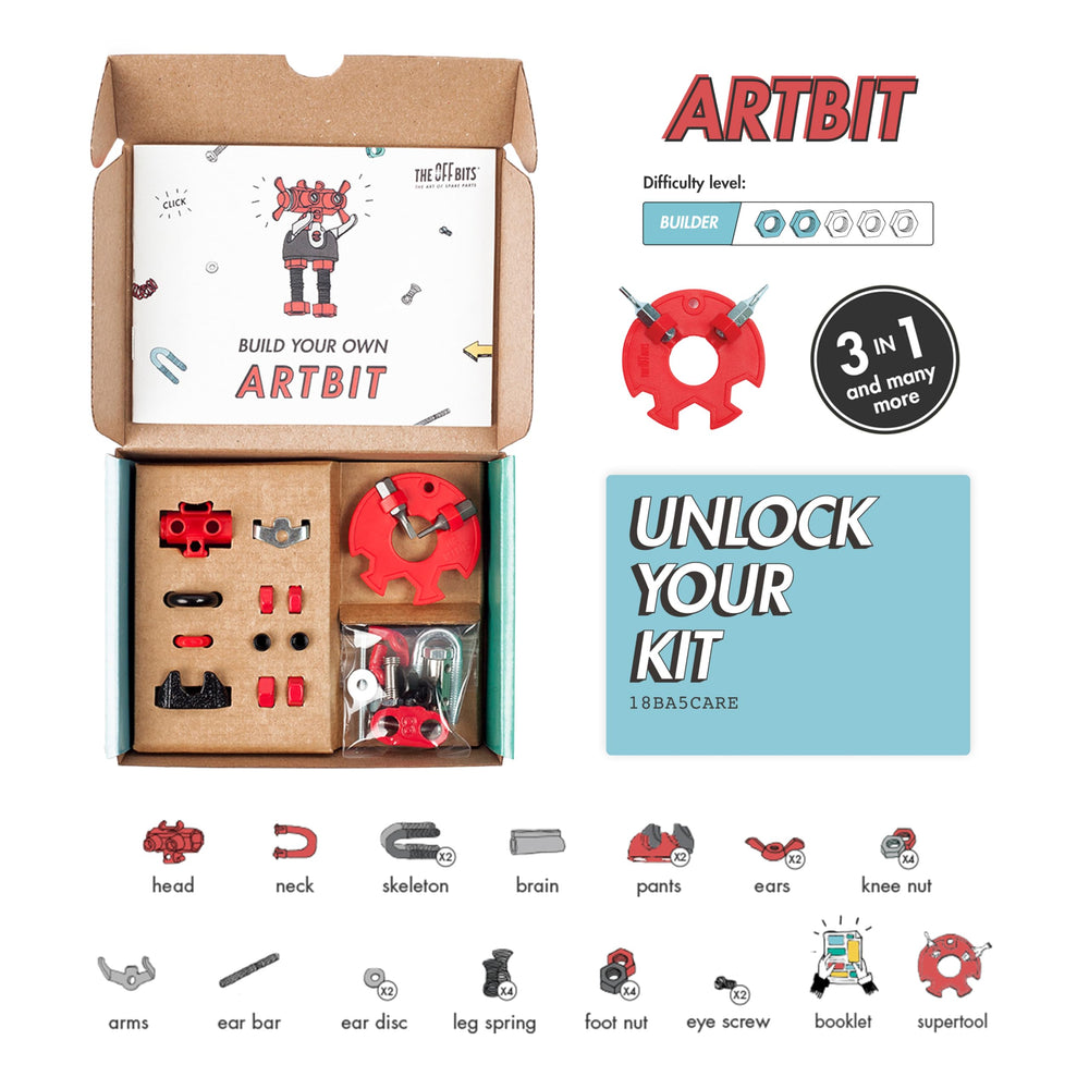 The Off Bits ArtBit family building session encourages collaboration and problem solving.