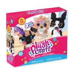 The Orb Factory PlushCraft Puppy Pack 3D unboxing parts demonstrates easy starter setup for kids.