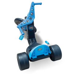 The Original Big Wheel Batman wheels highlight durable construction for outdoor use.