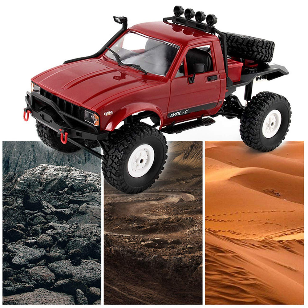The Perseids RC crawler realistic pickup design sparks imagination during outdoor adventures