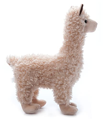 The Petting Zoo alpaca plushie lifelike design sparks creative storytelling during playtime.