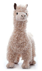 The Petting Zoo alpaca plushie soft fluffy fur perfect for bedtime snuggles.