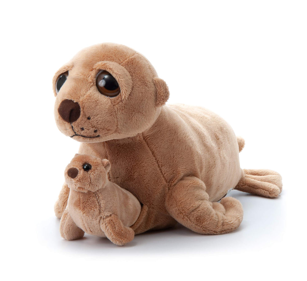 The Petting Zoo baby sea lion plush, perfect for nurturing pretend sea adventures