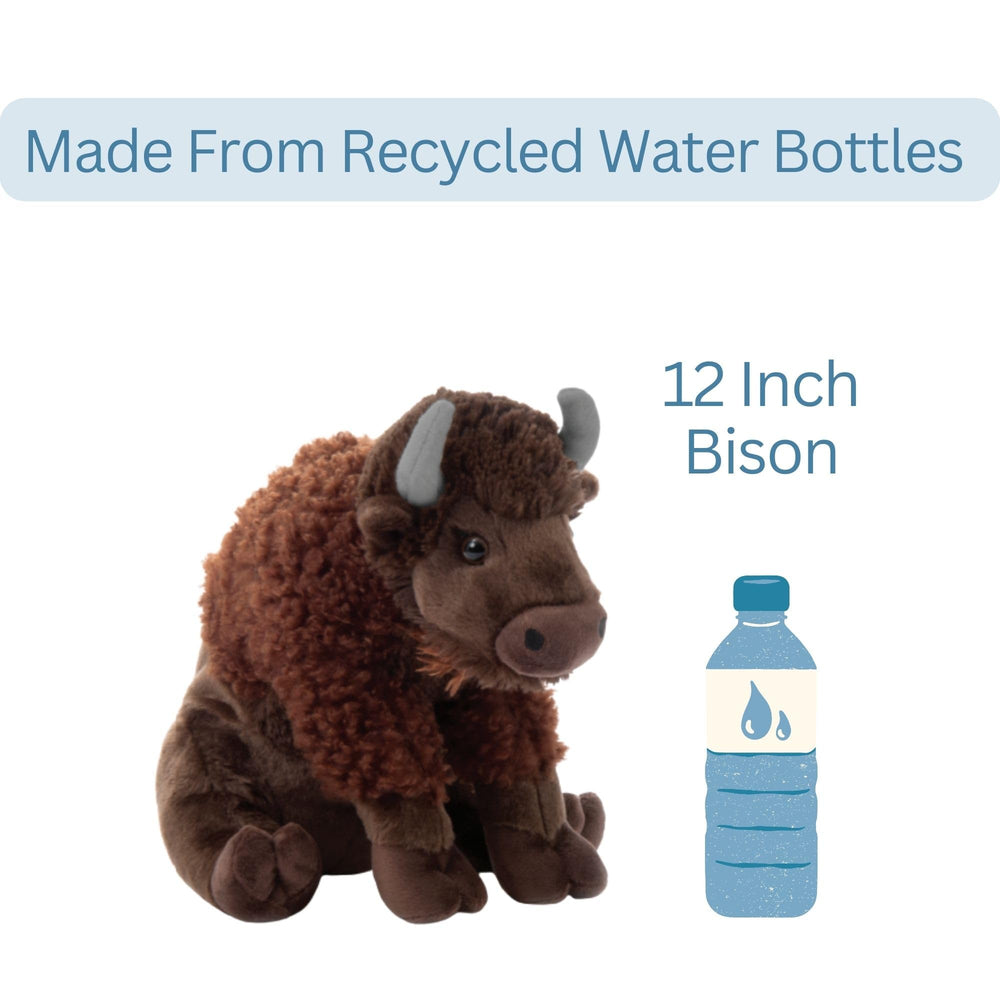 The Petting Zoo Bison plush blends durability with adorable charm for gifting.