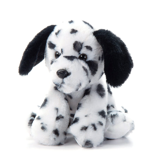 The Petting Zoo Dalmatian plush with floppy ears, perfect for soft, comforting hugs.