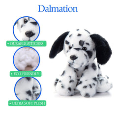 The Petting Zoo dalmatian plush makes a great gift for kids and animal lovers.