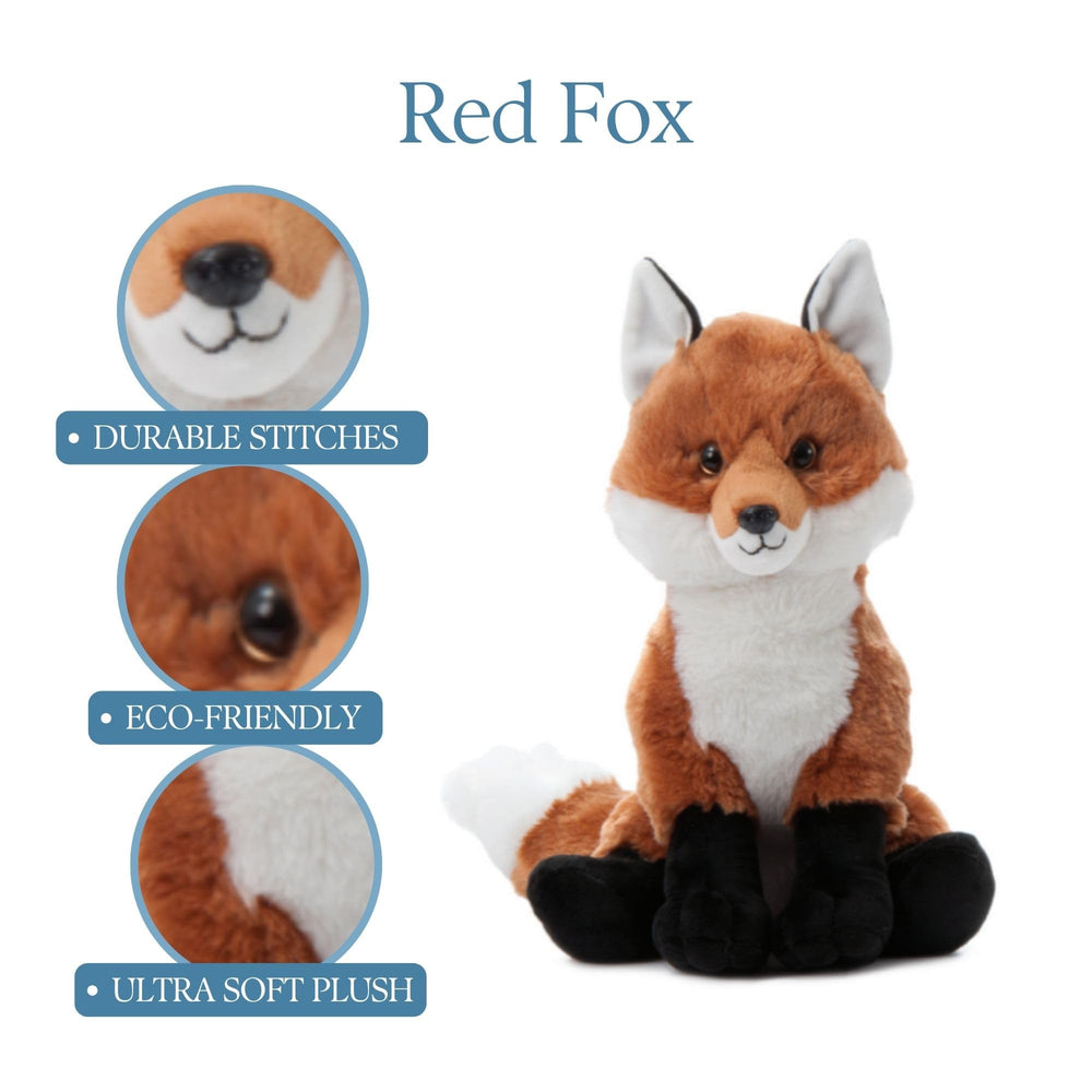 The Petting Zoo fox plush offering a soft, comforting hug.
