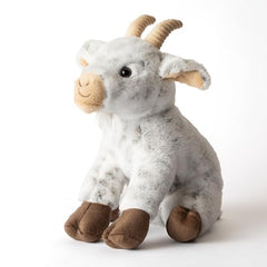 The Petting Zoo goat stuffed animal 12in big smile brightens playtime