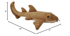 The Petting Zoo Nurse Shark plush packaging gift-ready, ideal for gifts.