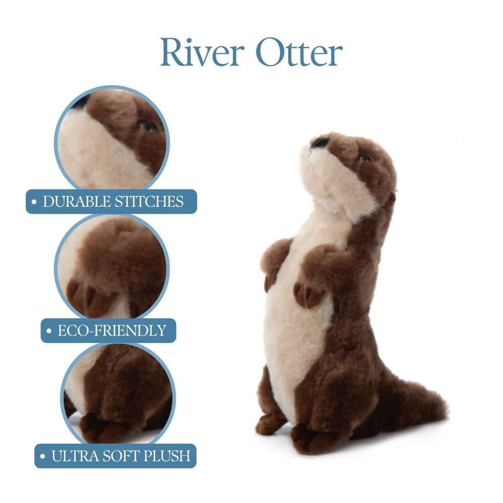 The Petting Zoo river otter plush as a thoughtful gift option.
