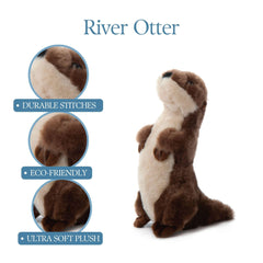 The Petting Zoo river otter plush as a thoughtful gift option.