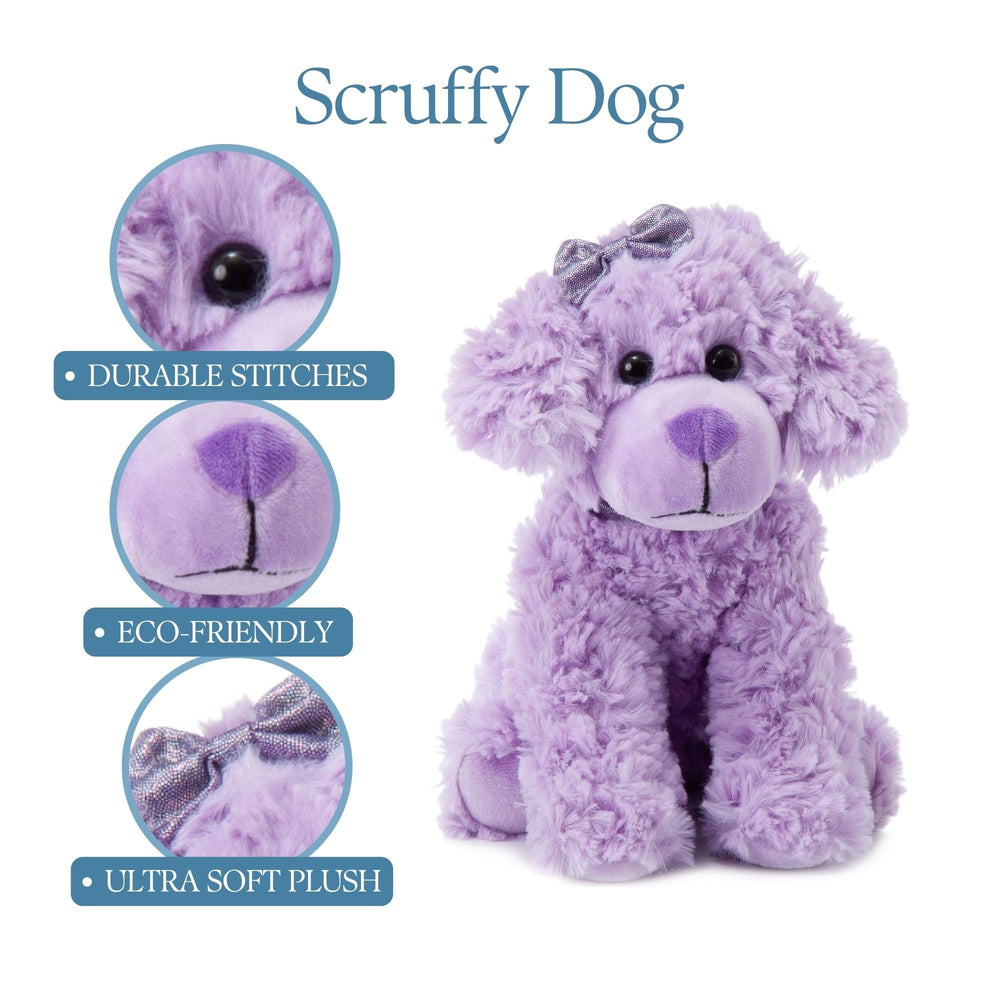 Birthday gift idea: The Petting Zoo Scruffy dog plush.