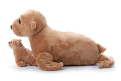 The Petting Zoo sea lion plush 14 inches, ideal for travel and on-the-go hugs