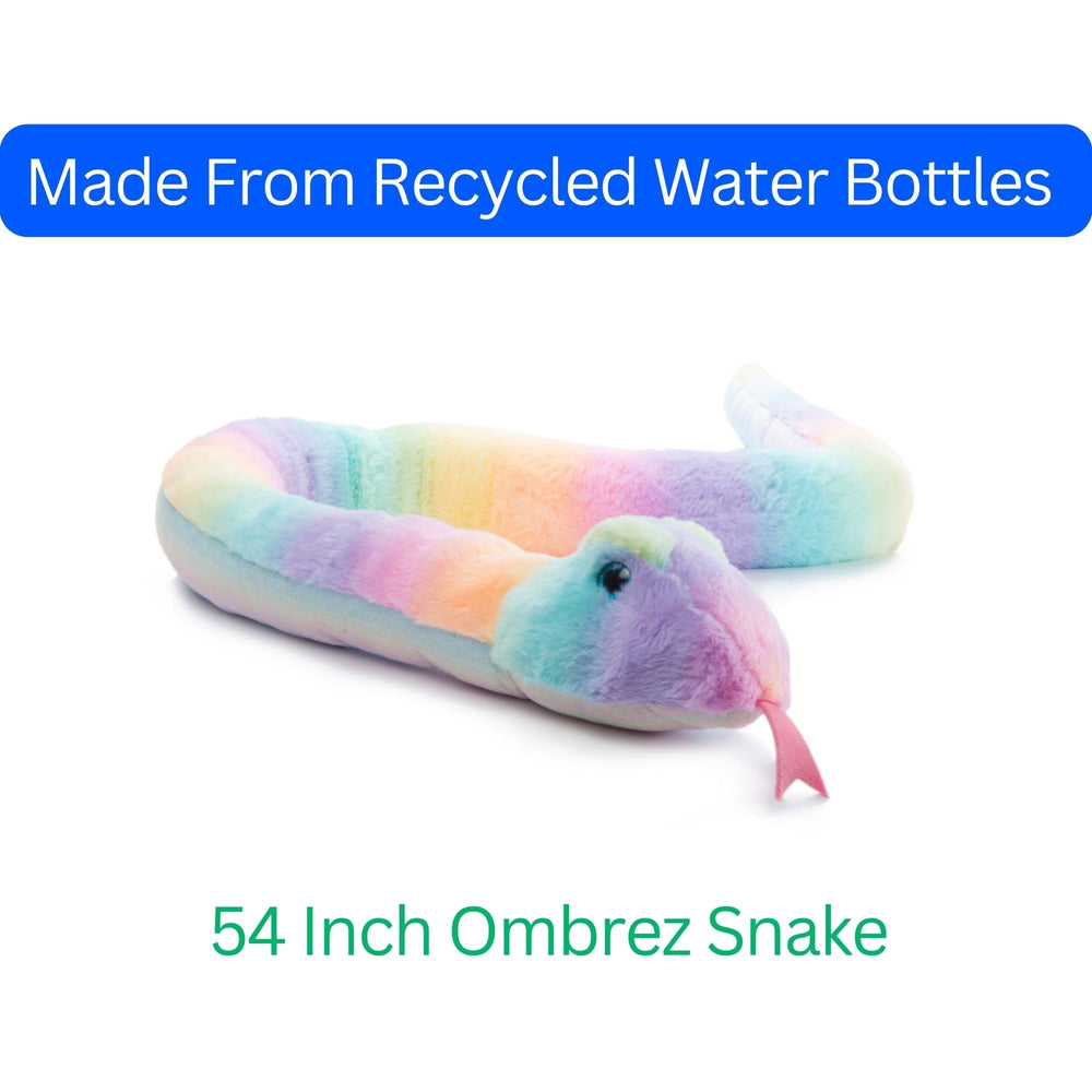 The Petting Zoo soft fabric snake plush feels gentle against little hands.
