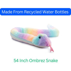 The Petting Zoo soft fabric snake plush feels gentle against little hands.