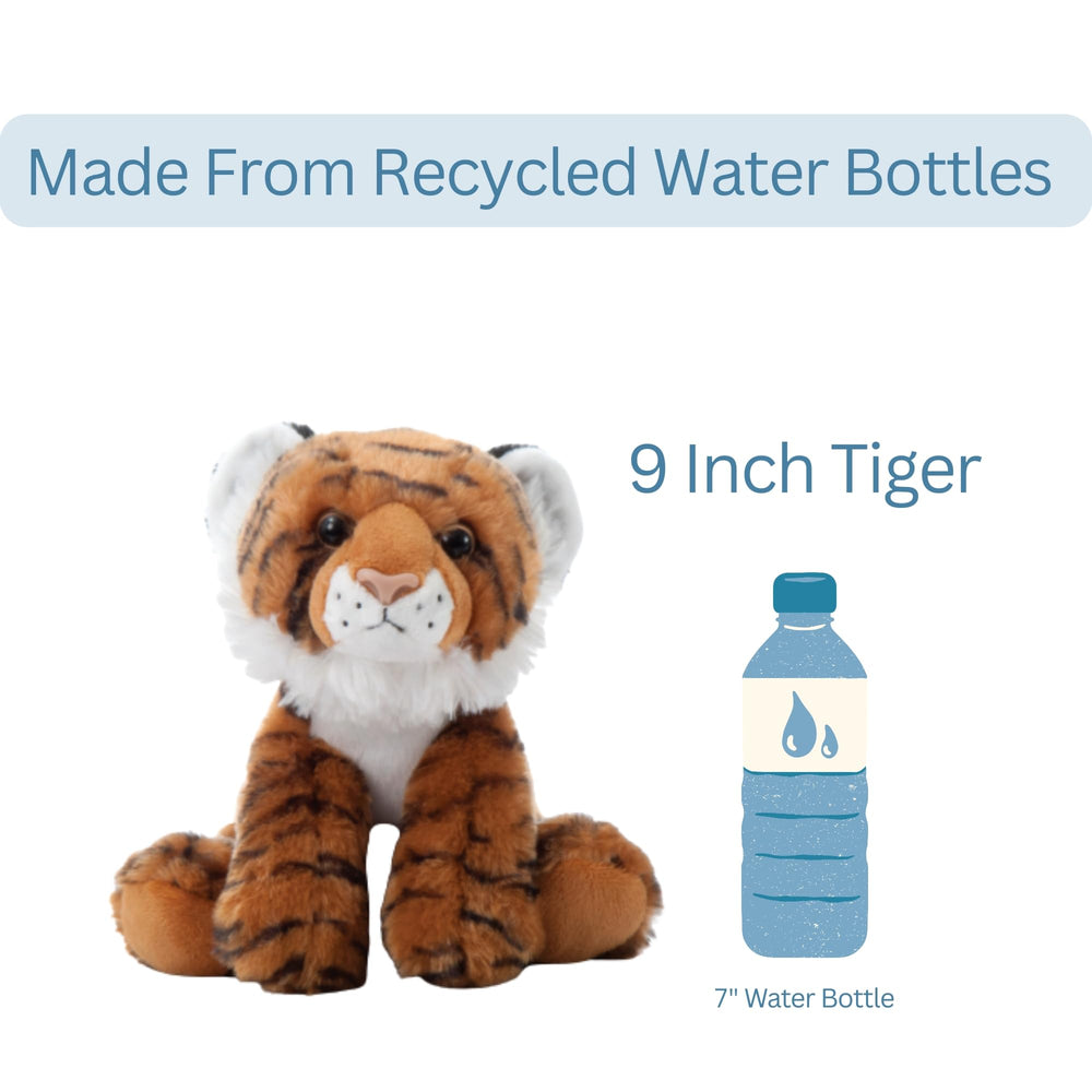The Petting Zoo tiger stuffed animal gift-ready design, ideal for birthdays