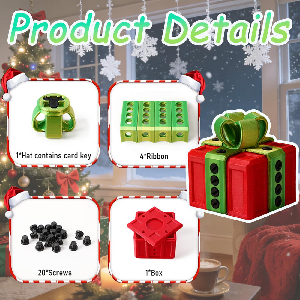 The Prank Box red variant adds bold festive color