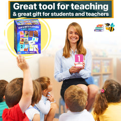 The Scholar Bee Color Shapes flashcards simplify early geometry with bright visuals.