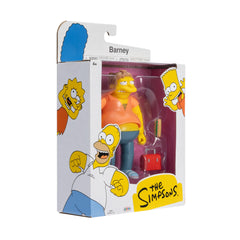 The Simpsons Barney Gumble set with sub and lunch box enhances fan display